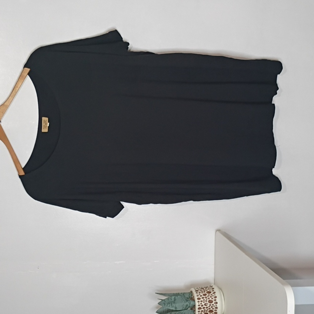 Pinko 1988 Classic Black Women's Top Stretchy Soft Large
